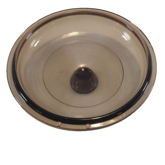 Visions Pyrex 6" Amber LID ONLY V-1-C Fits 1L Saucepan Pot Or Heat & Eat V-240-B - Picture 2 of 4